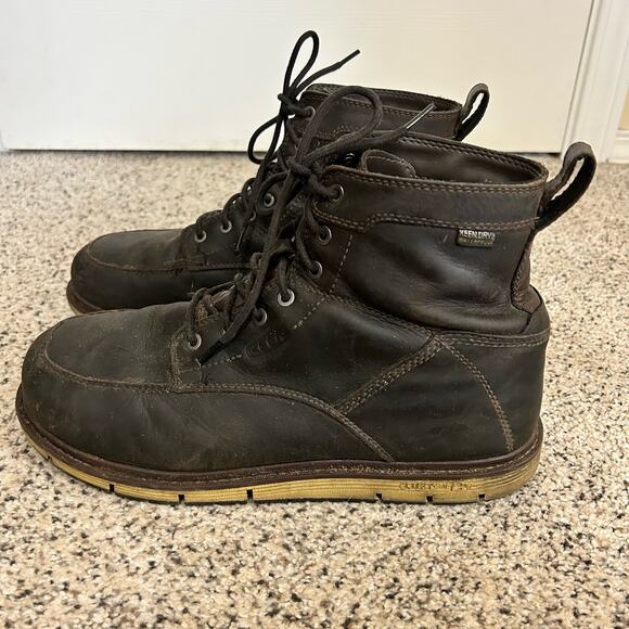 Keen Other - Keen Mens Steel Toe Work Boots Size 11.5 Dark Brown Waterproof ASTM F2413-18